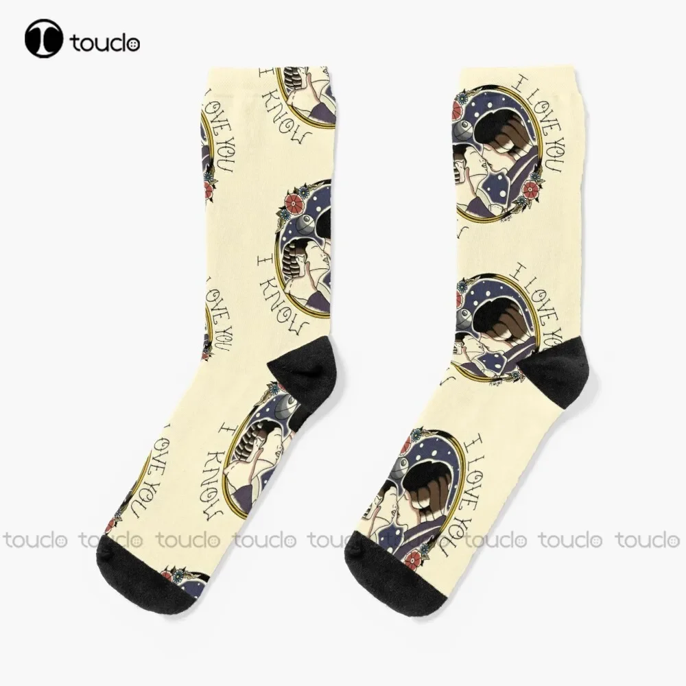 I Love You Know Tattoo Flash Носки Женские Унисекс Для Взрослых Подростков Молодежные