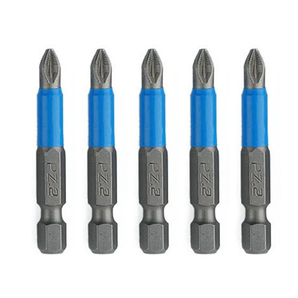 

5pcs Non-slip Screwdriver Bit Set Electric Impact 50mm PH1/PH2/PH3/PZ1/PZ2/PZ3 For Hand Tools Accessories