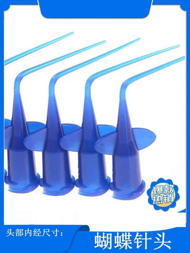 50 шт. одноразовые стоматологические пластиковые насадки для шприца диаметр 0 25 мм