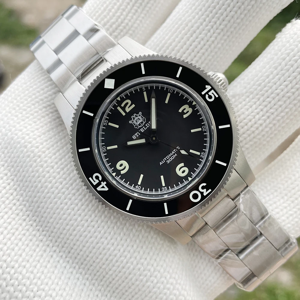 

Автоматические часы для дайвинга Steeldive sdчила с логотипом NH35, 41 мм, водостойкие, 300 м, Керамическая рамка, сапфировое стекло Luxury Me