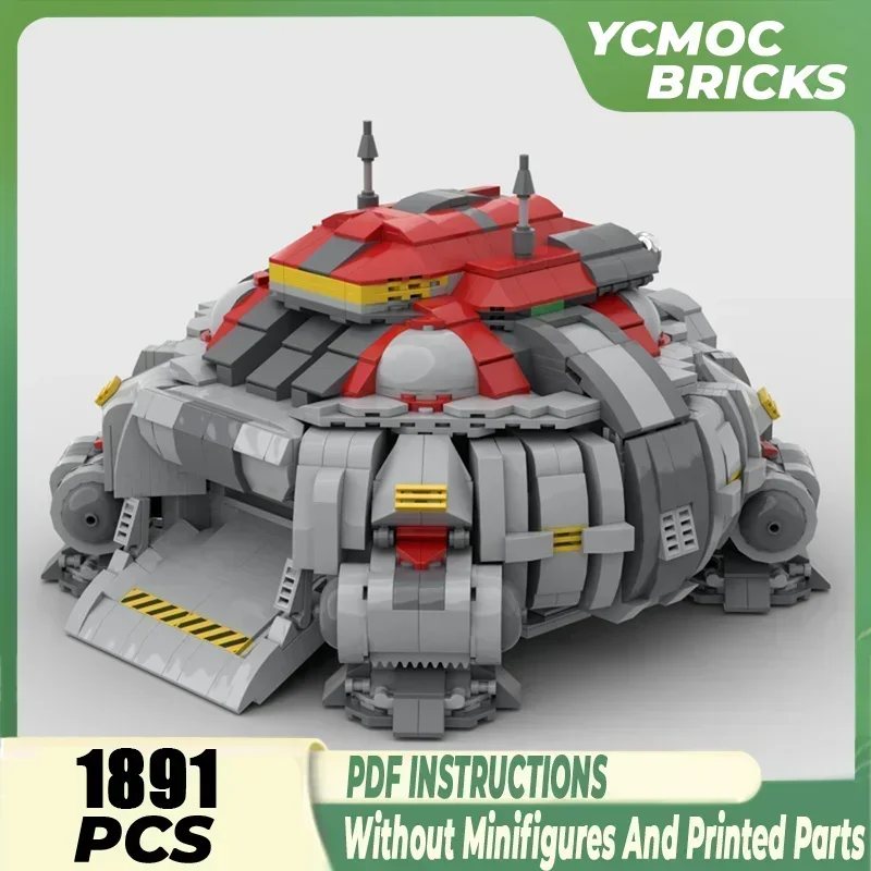 Звездная модель фильма Moc строительные кирпичи теранта командный центр