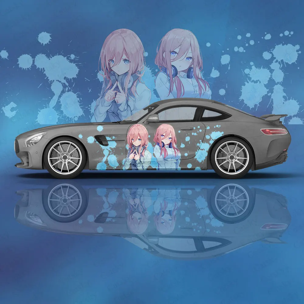 

Наклейка для автомобиля Nakano Miku