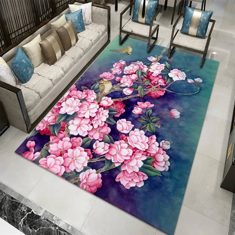 

Carpet Bedroomchinese Style Carpet Living Room Coffee Table Sofa Carpet Bedroom Study Floor Mat Bedside Modern Rectangular Carpe