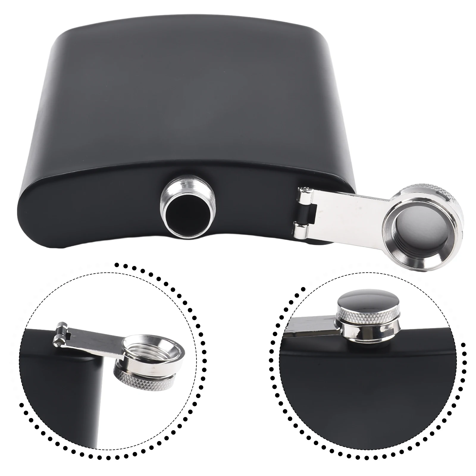 Карманная бутылка для виски из нержавеющей стали 6-12 унций