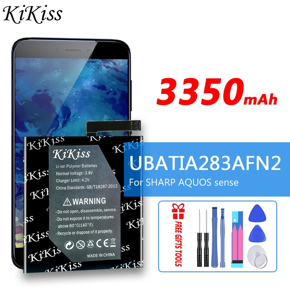 

KiKiss 3350mAh Rechargeable Battery UBATIA283AFN2 for SHARP AQUOS Sense