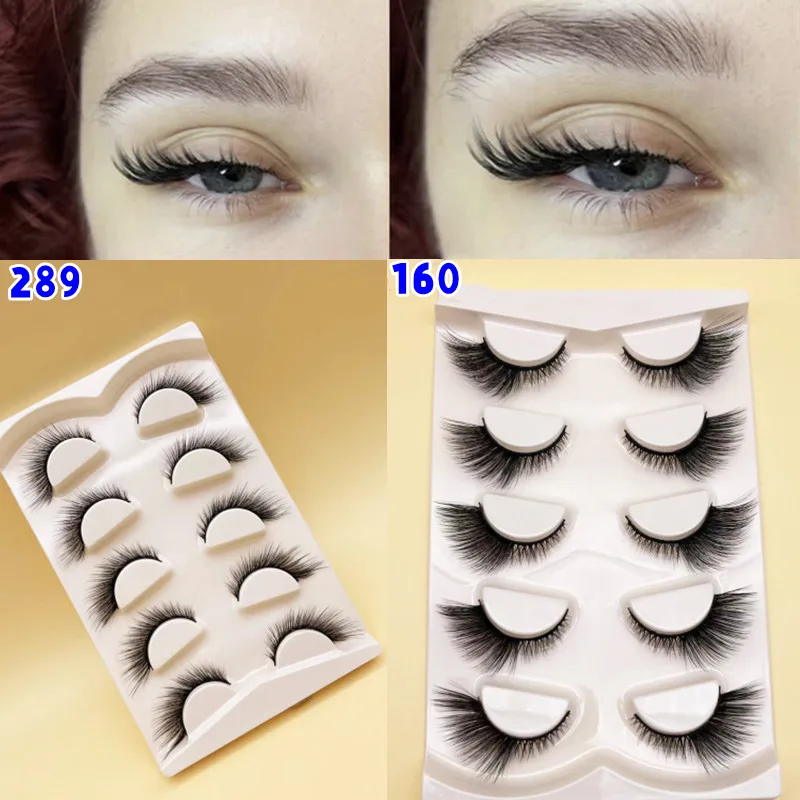 Faux Mink Lash Winged Faux Eyelashes Natural Long Lashes For Eyelash Extension Eye End Lengthen For Foxy Eye Sexy Eye Makeup