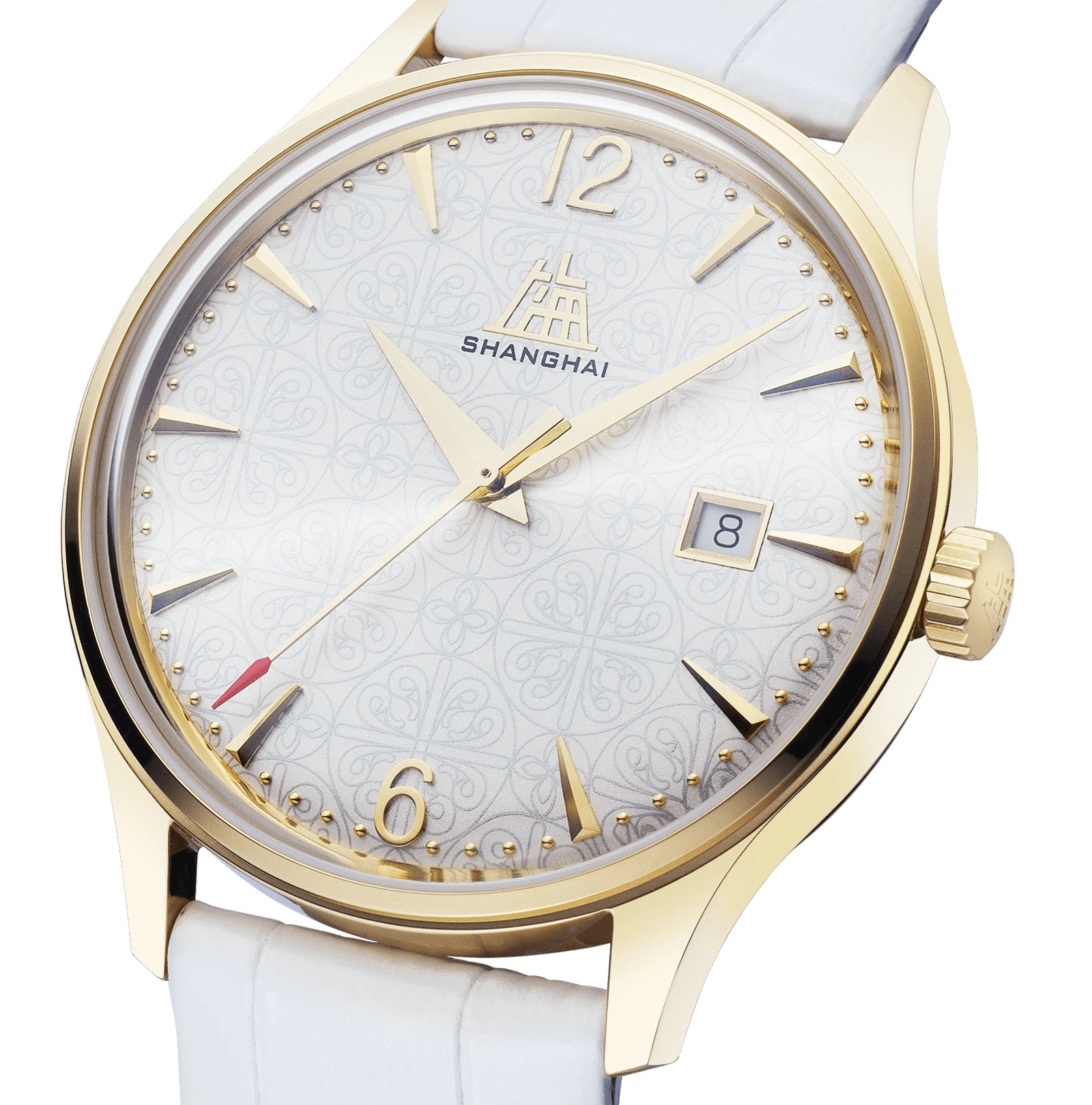 NEW Shanghai Watch 39mm Automatic Mechanical Wristwatch Luxury Men's Watch Sapphire Waterproof BLOSSOMS Gift Box reloj hombre