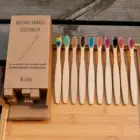 Набор зубных щеток из цветная зубная щетка натурального бамбука для детей, 10 шт.