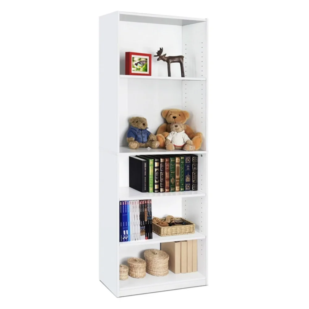 

Книжный стеллаж и книжный шкаф с деревянным шпоном и регулируемыми полками для удобного хранения во всех офисах