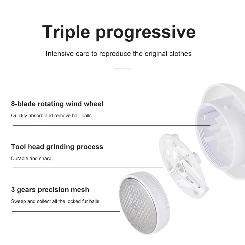 

USB Electric Lint Remover Clothes Fuzz Pills Shaver Clothing Lint Pellet Cut Machine Defuzzer Pilling Remover Home Tools Dropshi