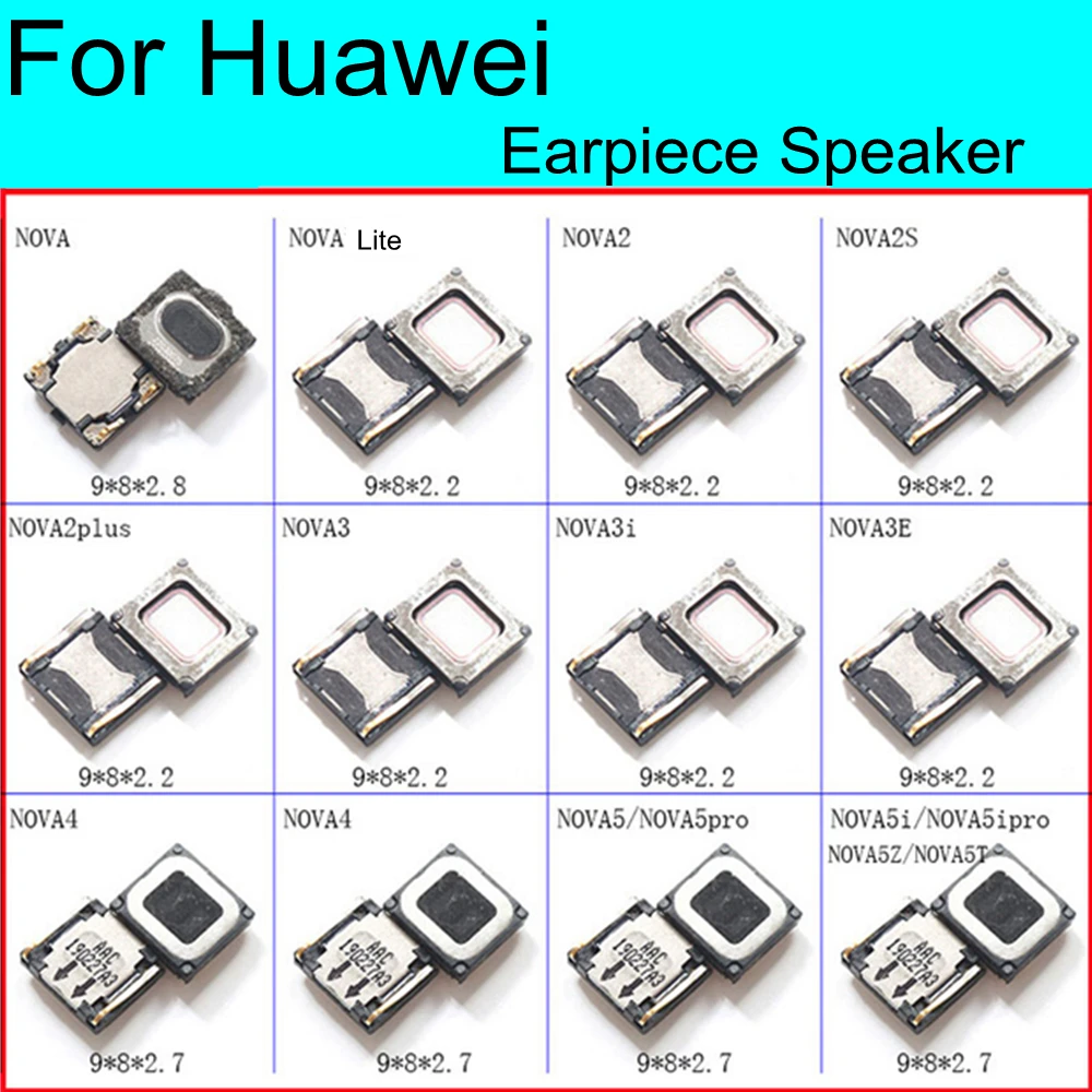 

Earpiece Speaker Replacement Parts For For Huawei Nova Lite 2 Plus 2S 3 3i 3E 4 5 5i Pro