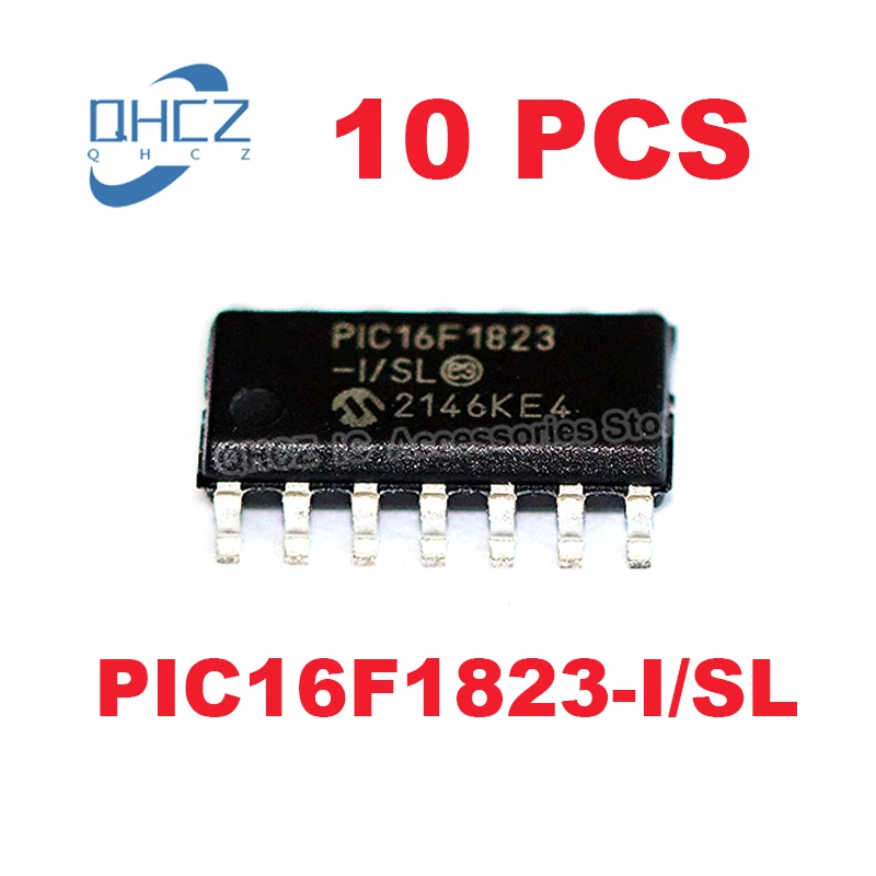 

10pcs PIC16F1823-I/SL PIC16F1823 16F1823 SOIC-14 New and Original Integrated circuit IC chip Microcontroller Chip MCU In Stock