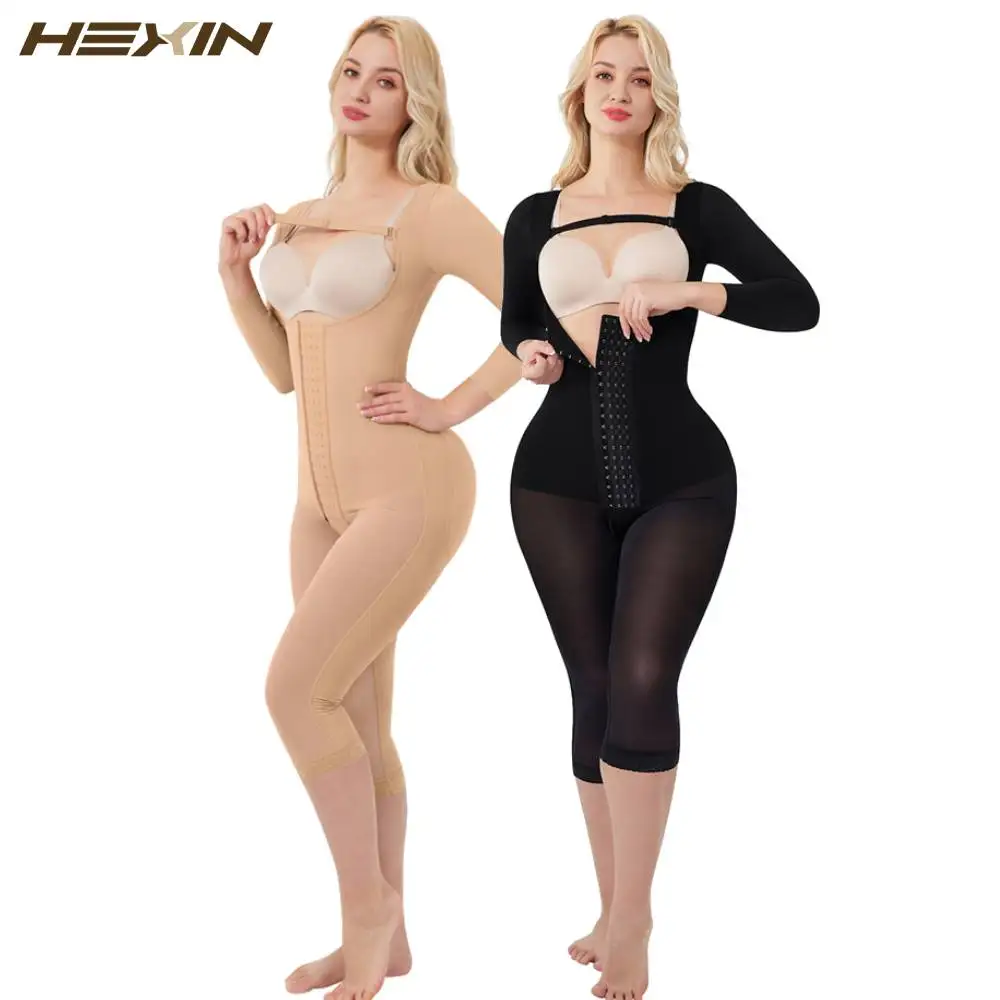 

HEXIN Women Fajas Colombianas Corset Waist Trainer Push Up Body Shaper Tummy Control Shapewear Bodysuit Slimming Girdle Fajas