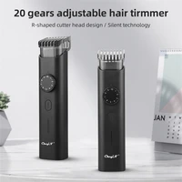 ckeyin usb rechargeable hair trimmer adjustable length shaving beard haircut low noise waterproof clipper razor hair cutter