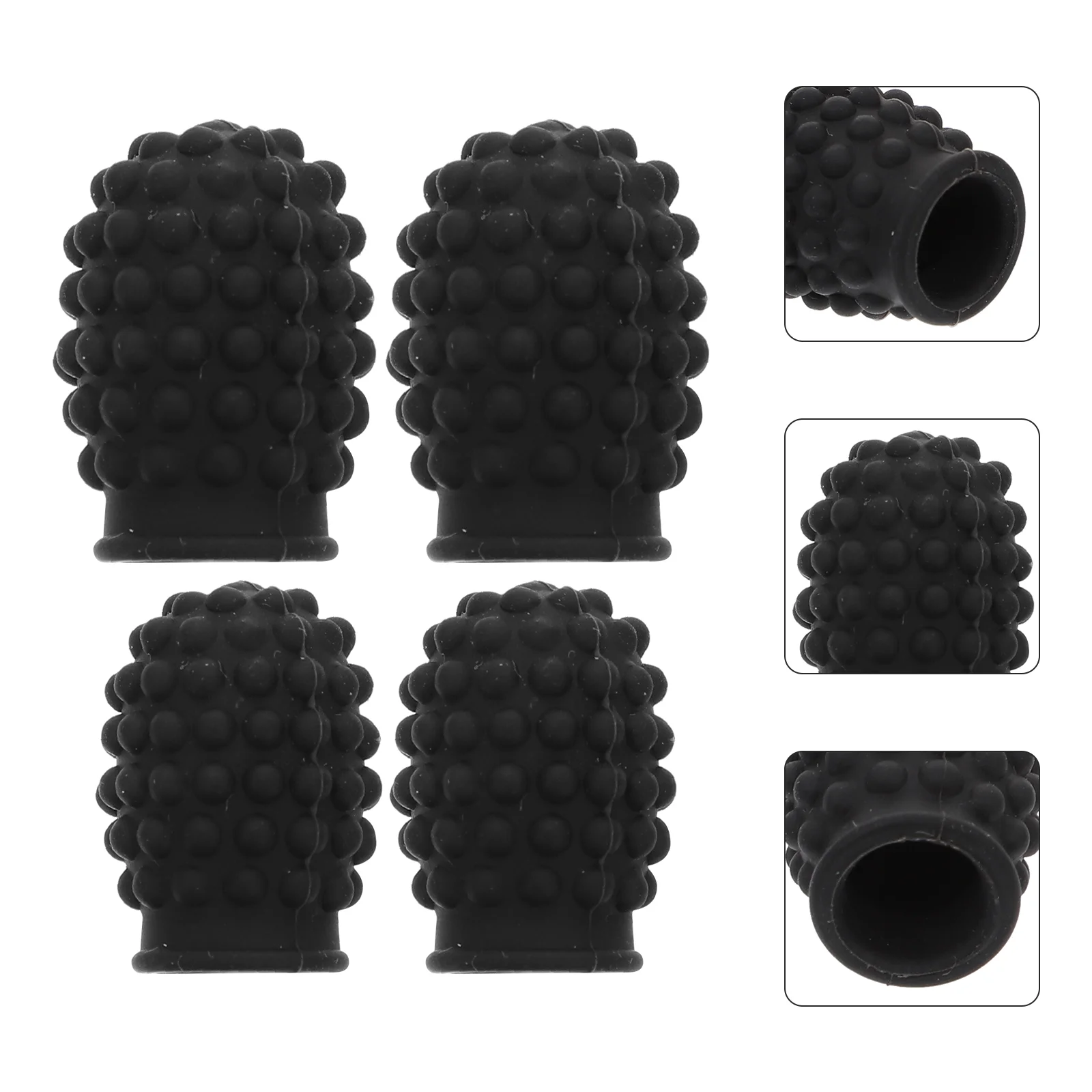 

Drum Stick Mute Set Silicone Drumstick Caps Fittings Supplies Covers For Silica Gel Protectors