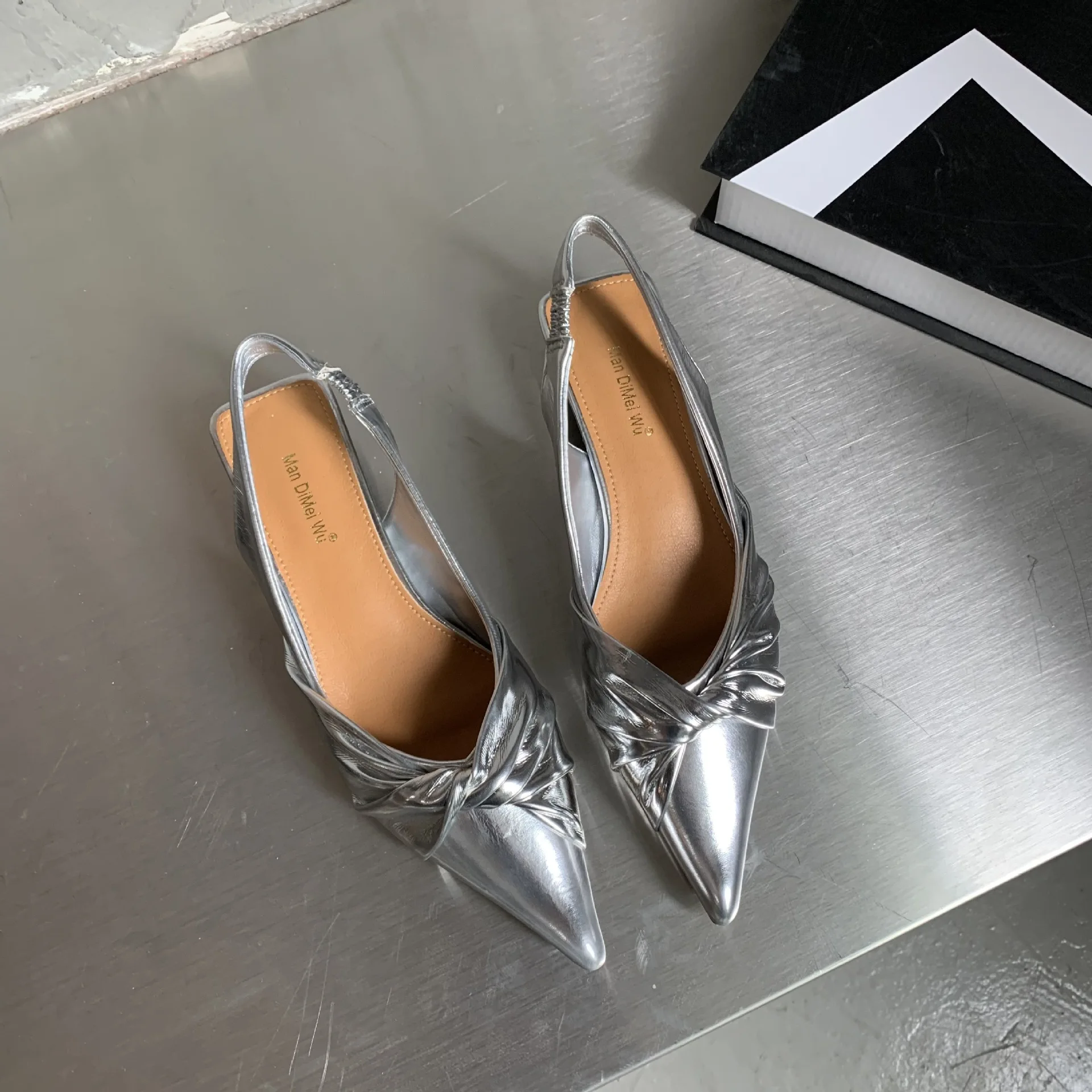 

Med Closed Toe Sandals Fashion Womens Shoes 2022 Summer Heels Suit Female Beige Medium Pointed Luxury Low Comfort Open Girls Cat