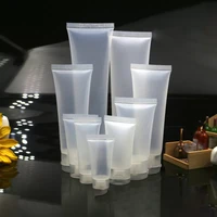 50pcslot 5ml 10ml 15ml 20ml refillable bottles clear soft tubes empty cosmetic cream emulsion lotion packaging containers
