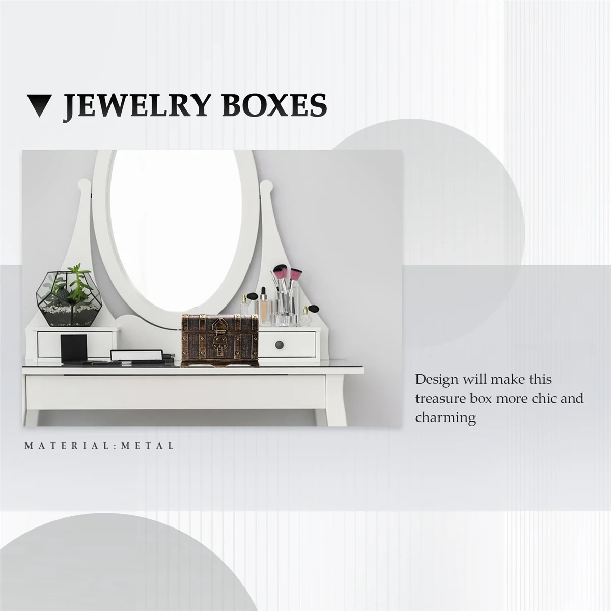 Пиратский сундук с сокровищами декоративный шкатулка для драгоценностей на