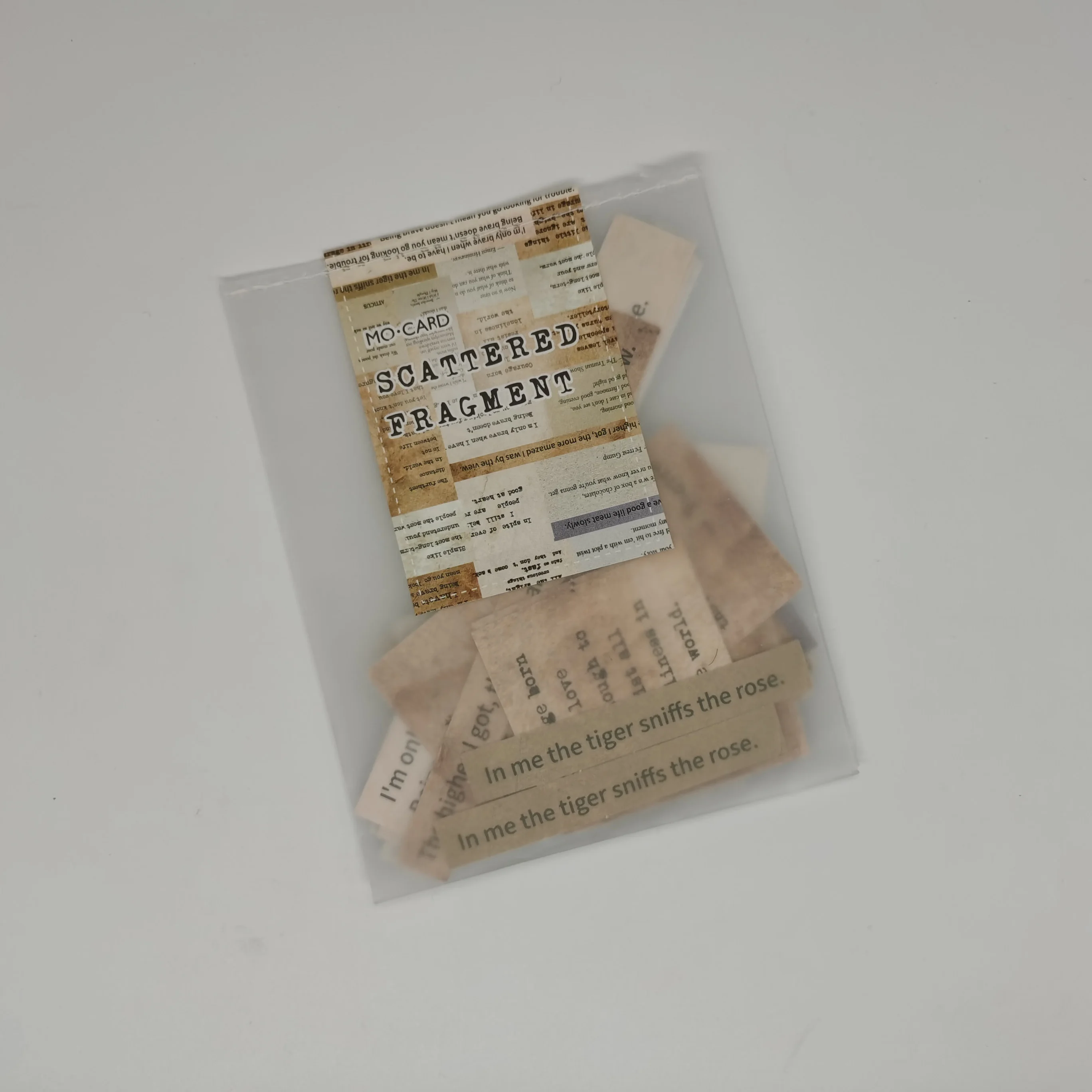 40Pcs/Pack Vintage English Poetry Label Tags Sticker DIY Craft Scrapbooking Album Junk Journal Planner Decorative Stickers - купить по