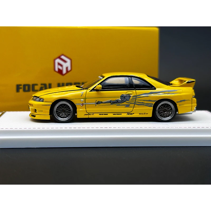 FH в наличии 1:64 Skyline GTR R33 BCNR33 R32 S Tune Carbon Black Diecast Коллекционная модель автомобиля