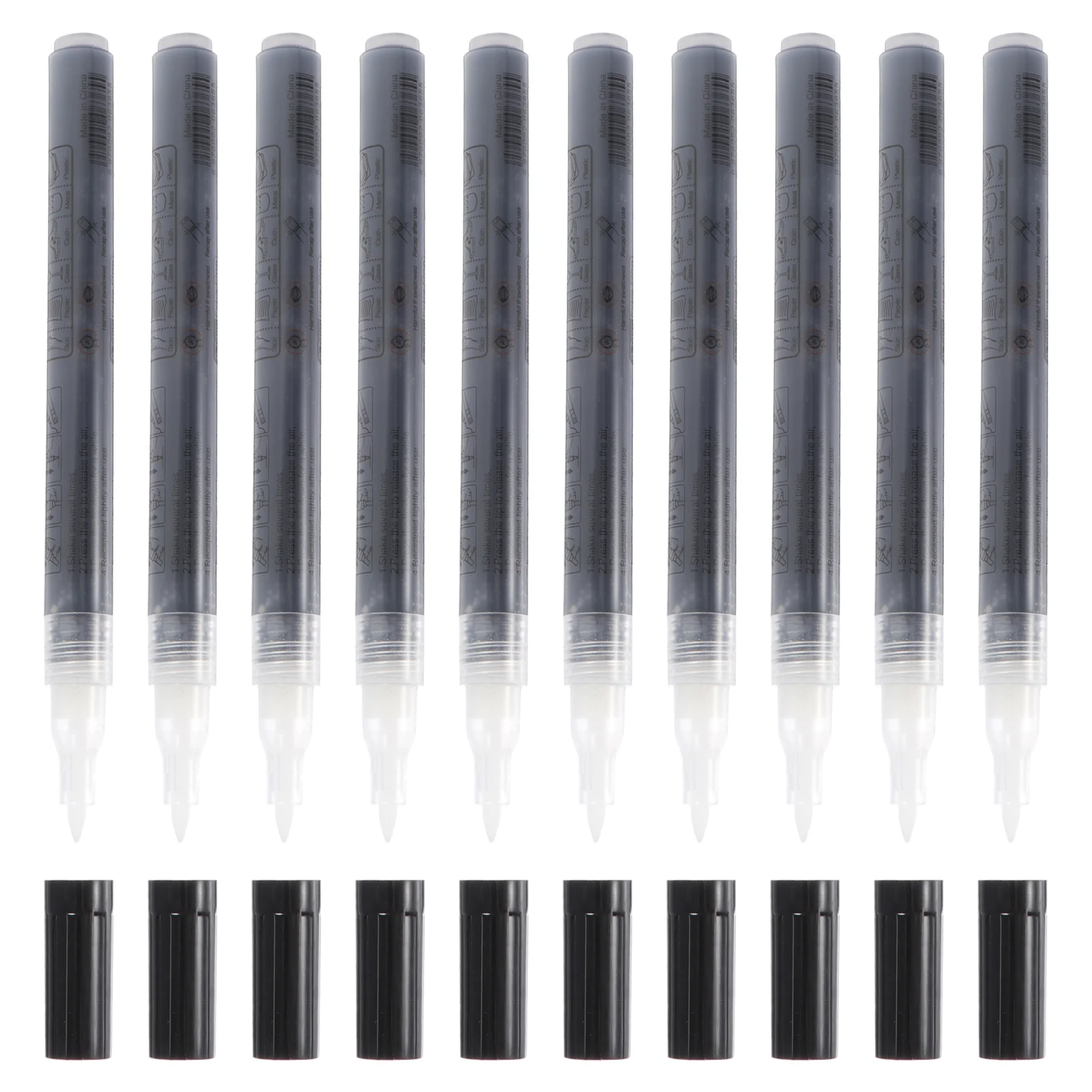 

10pcs Marker Pens Colored Drawing Pens Students Marking Pens Paint Markers