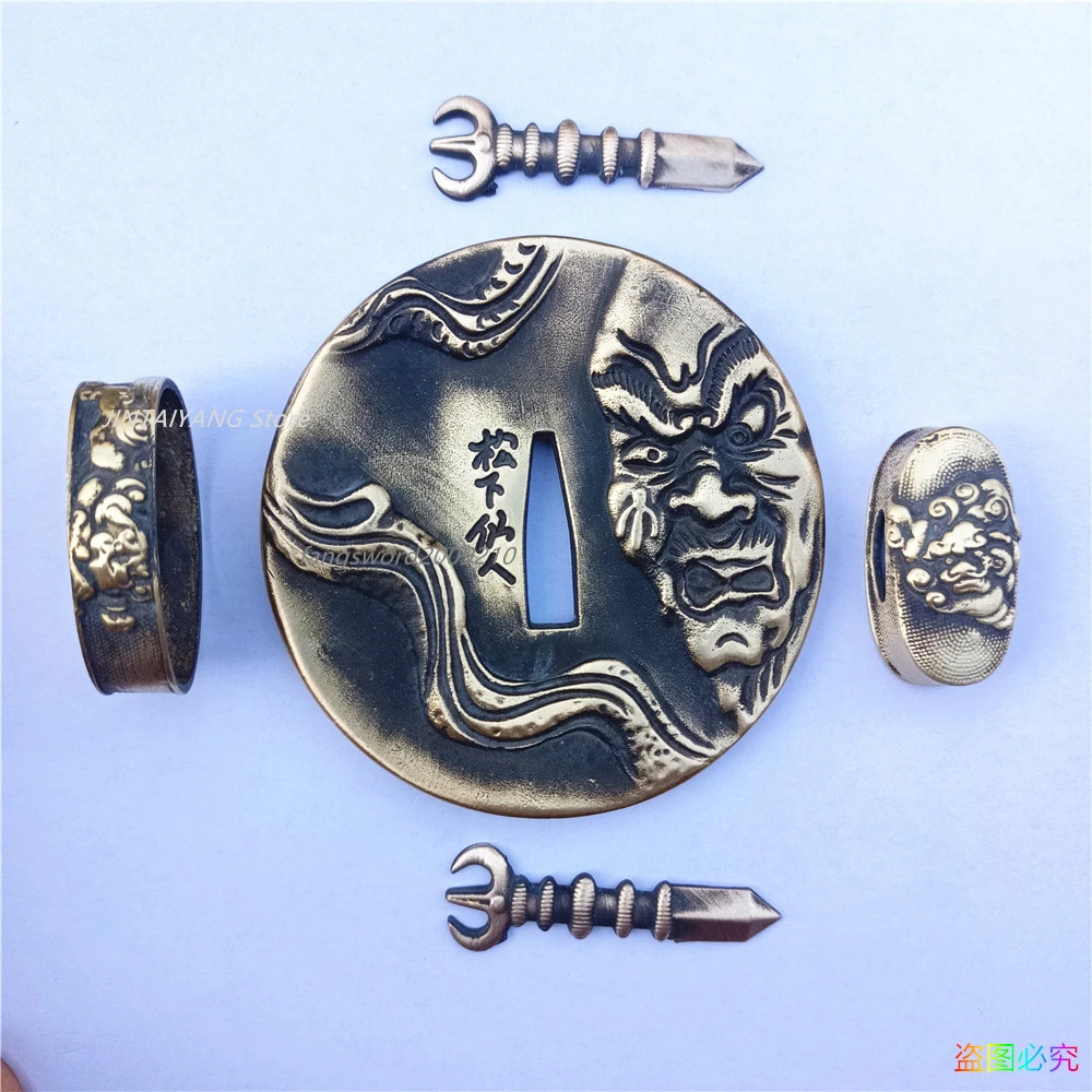 Великолепный набор латунные аксессуары для фотографий менуки Кашира Япония