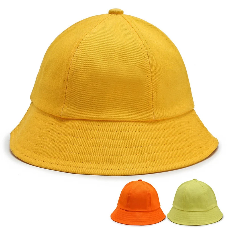 

Spring New Children's Fisherman Hat Sun Protection Basin Hat Korean Version Outdoor Leisure Small Yellow Hat Kindergarten