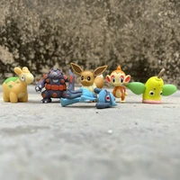 pokemon weepinbell eevee riolu numel chimchar doll gifts toy model anime figures collect ornaments