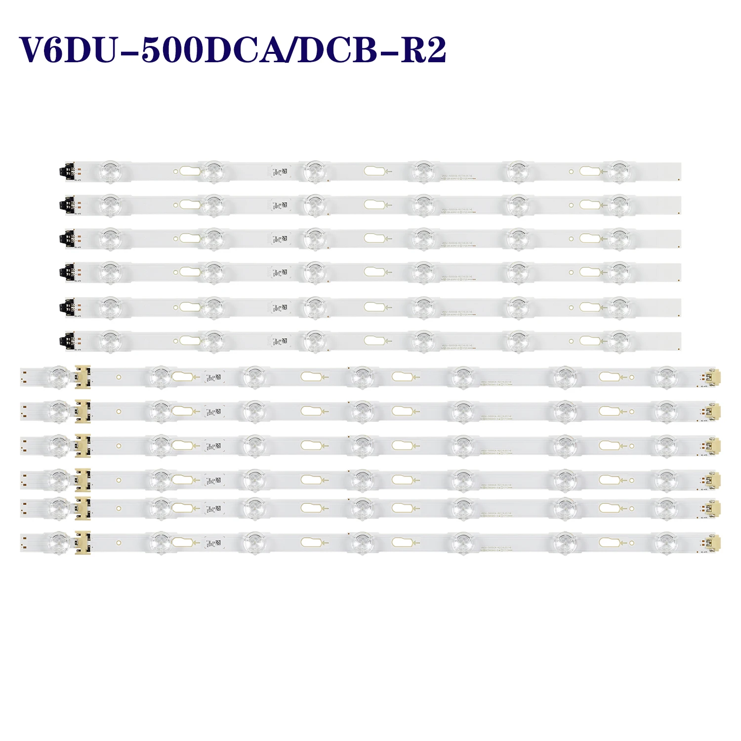 

12pcs LED backlight strip for Samsung UE50KU6072 UN50MU6000G UN50MU6100G UN50MU6300G UE50KU6000 UE50KU6300 V6DU-500DCA 500DCB-R2