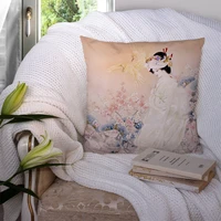 custom pillowcase japanese ladies cushion cover hotel car seat home decor backrest sofa pillow case 221217 60