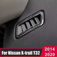 abs car styling dashboard air conditioning vent cover sticker trim for nissan x trail xtrail x trail t32 2014 2020 accessories