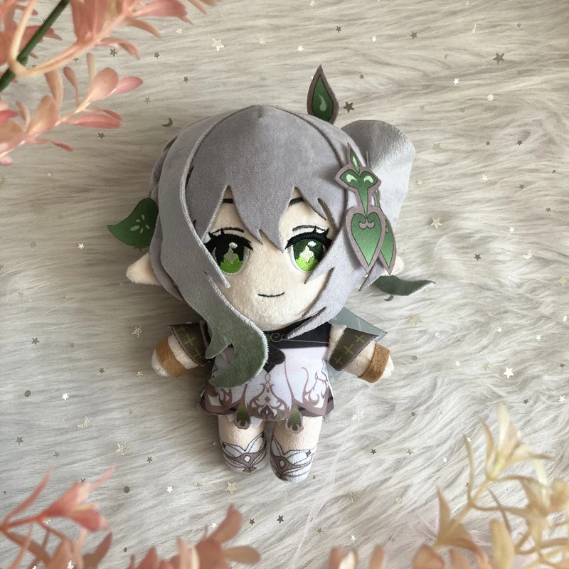 

20cm Genshin Impact Lesser Lord Kusanali Nahida Plush Doll Pillows Cosplay Cartoon Props Accessories Adult Kids Gifts