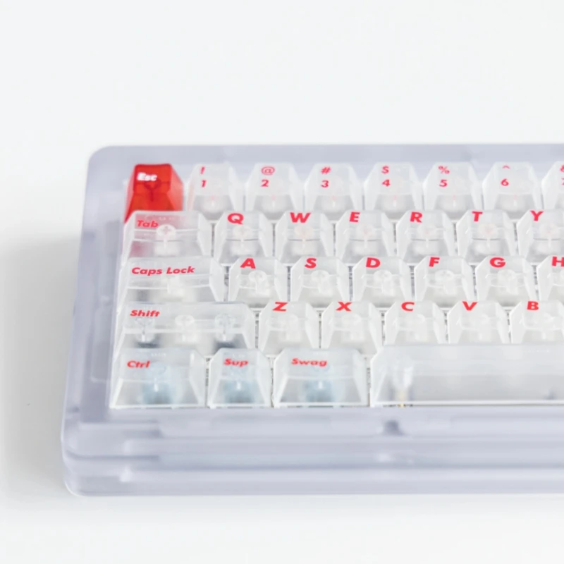 Белые прозрачные колпачки для клавиш MiFuny с 137 кнопками вишня оригинальная высота