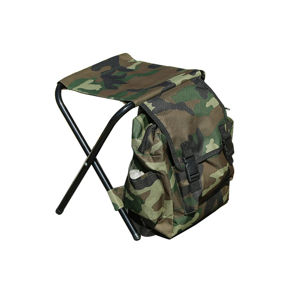 Folding Chair Outdoor Leisure Portable Folding Fishing Stool / Mountaineering Backpack Chair