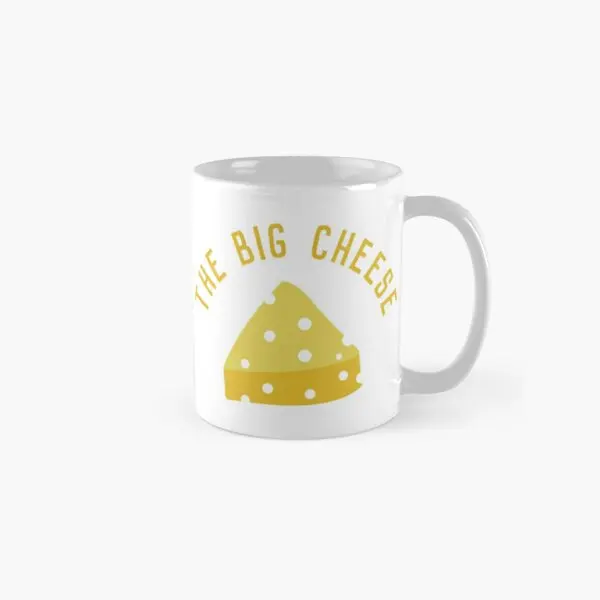

The Big Cheese Classic Mug Simple Tea Cup Drinkware Gifts Handle Round Design Printed Image Picture Photo Coffee