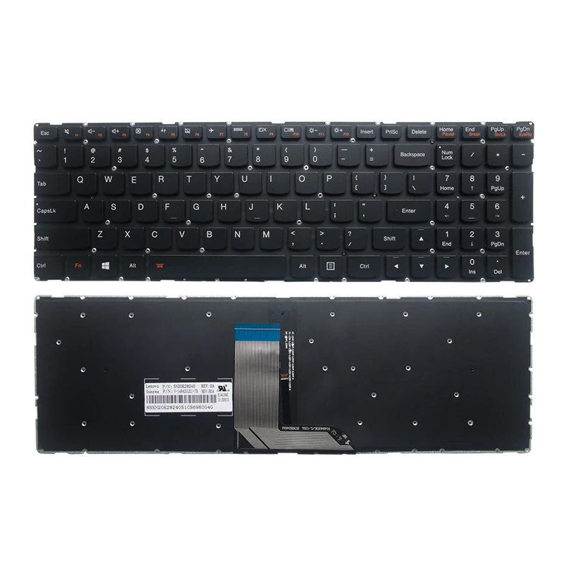 

NEW US English Keyboard Backlit For Lenovo IdeaPad 700-17ISK 500S-15ISK M51-80 FLEX3-15 700-17 700-15 700-15ISK Laptop Keyboard