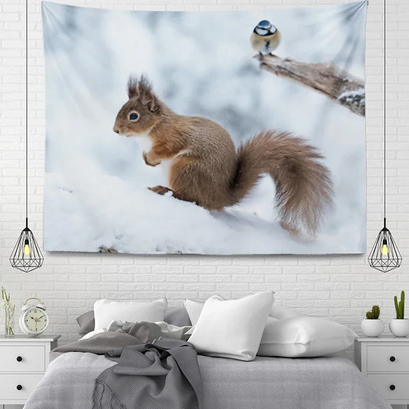 Настенный гобелен с растением эстетический домашний декор комнаты аксессуары в