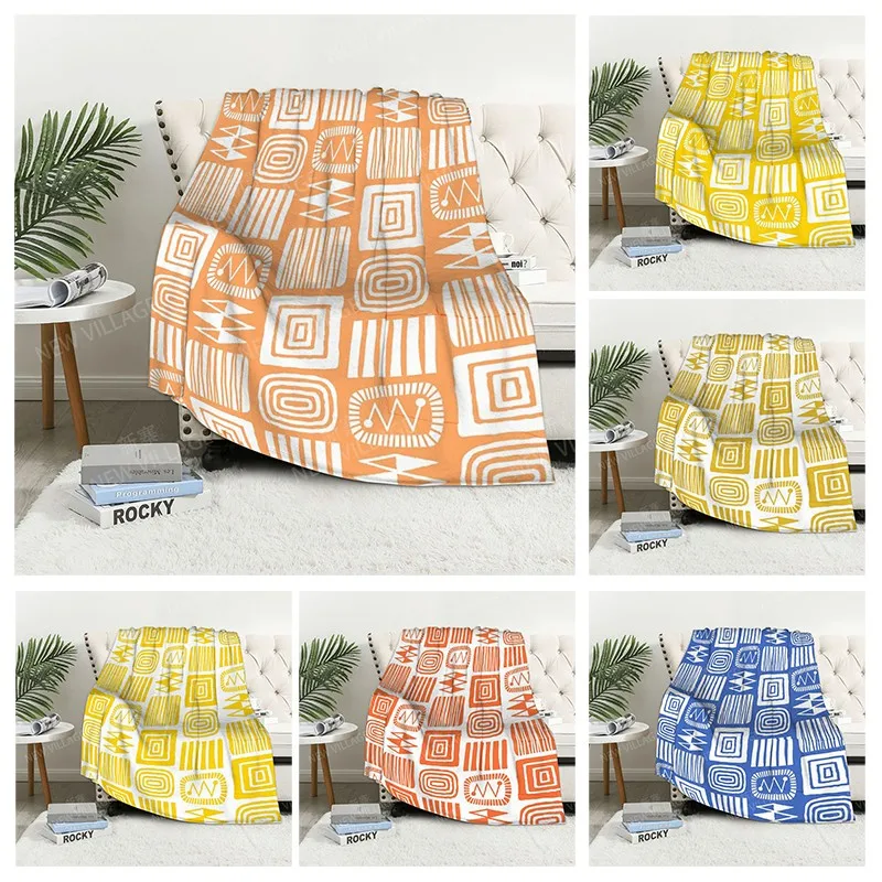 

Клетчатый диван для колена, теплый зимний чехол для кровати, декоративное одеяло, бохо, теплый флис, скандинавский винтажный, мягкий и пушистый геометрический