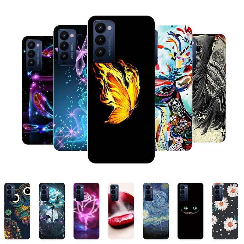 

for Tecno Camon 18 Premier 18P 18i Case Fashion Soft Silicone Phone Case for Tecno Camon 18 TPU Back Cover for Camon18 18Premier