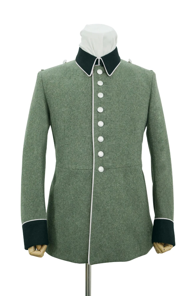 GUWA-B005 WWII German Heer M35 General Officer waffenrock Wool piped dress tunic 