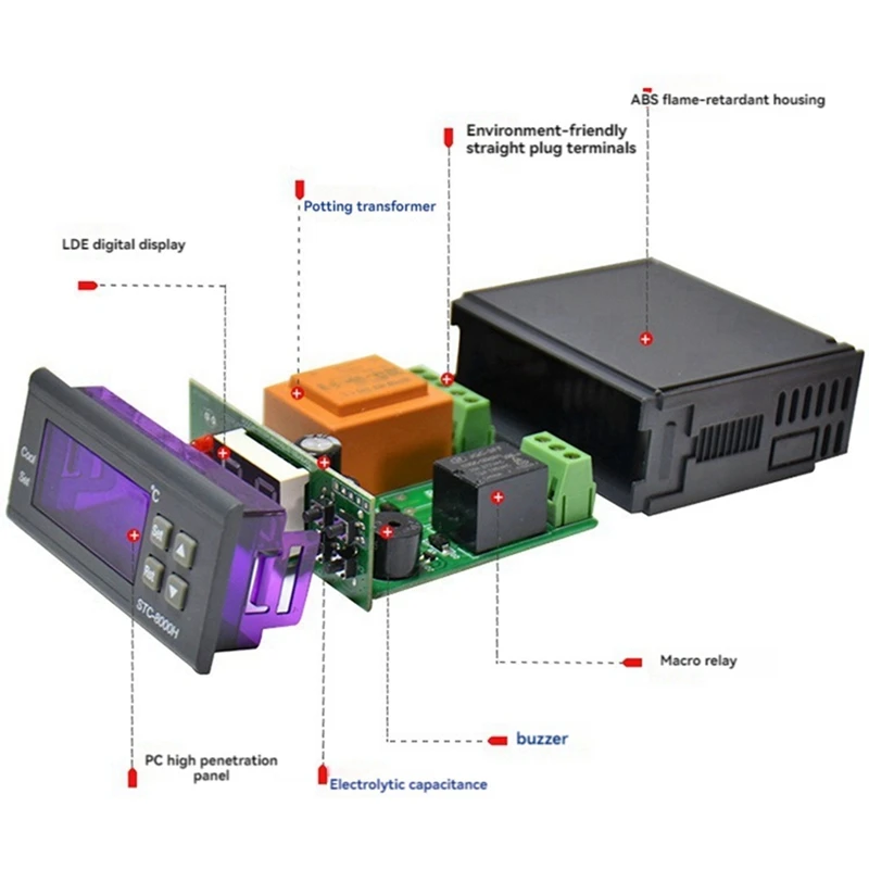 STC-8000H Машина для морепродуктов Контроль температуры Шкаф холодного хранения
