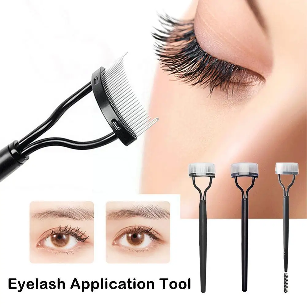 

1 Pcs Eyelash Curler Beauty Makeup Lash Separator Foldable Beauty Metal Makeup Comb Curl Tool Eyelash Brush Cosmetic Mascar N5B2