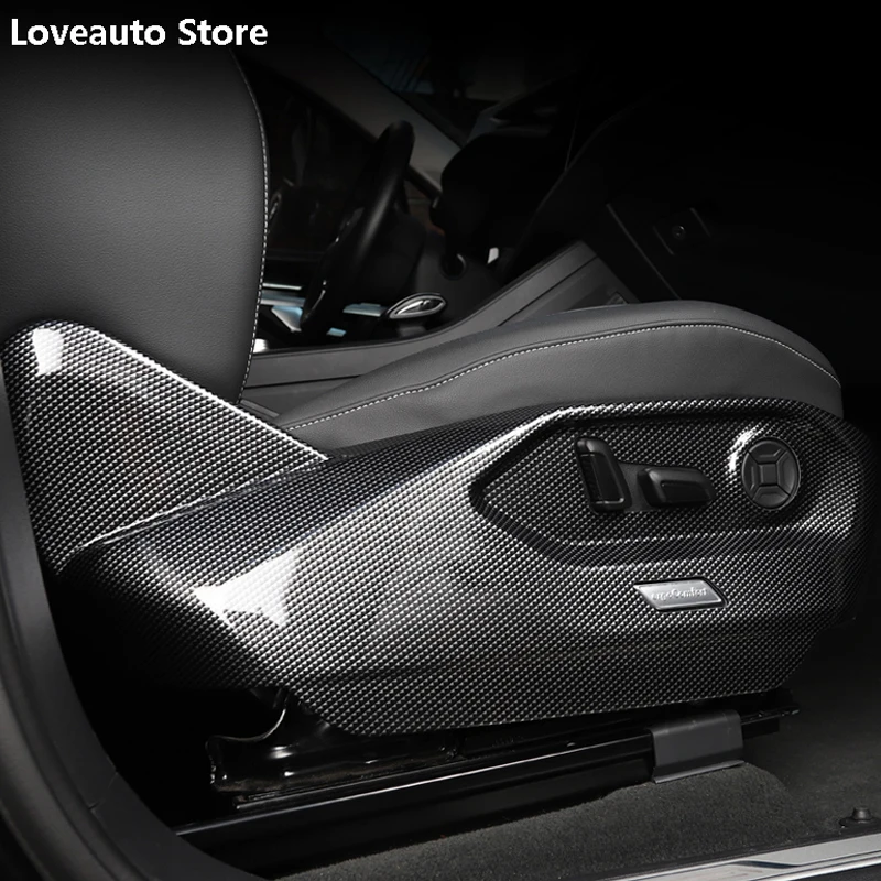 

for Volkswagen VW Touareg 2021 2020 2019 Car All-inclusive ABS Electric Seat Button Decoration Frame Button Sticker Accessories