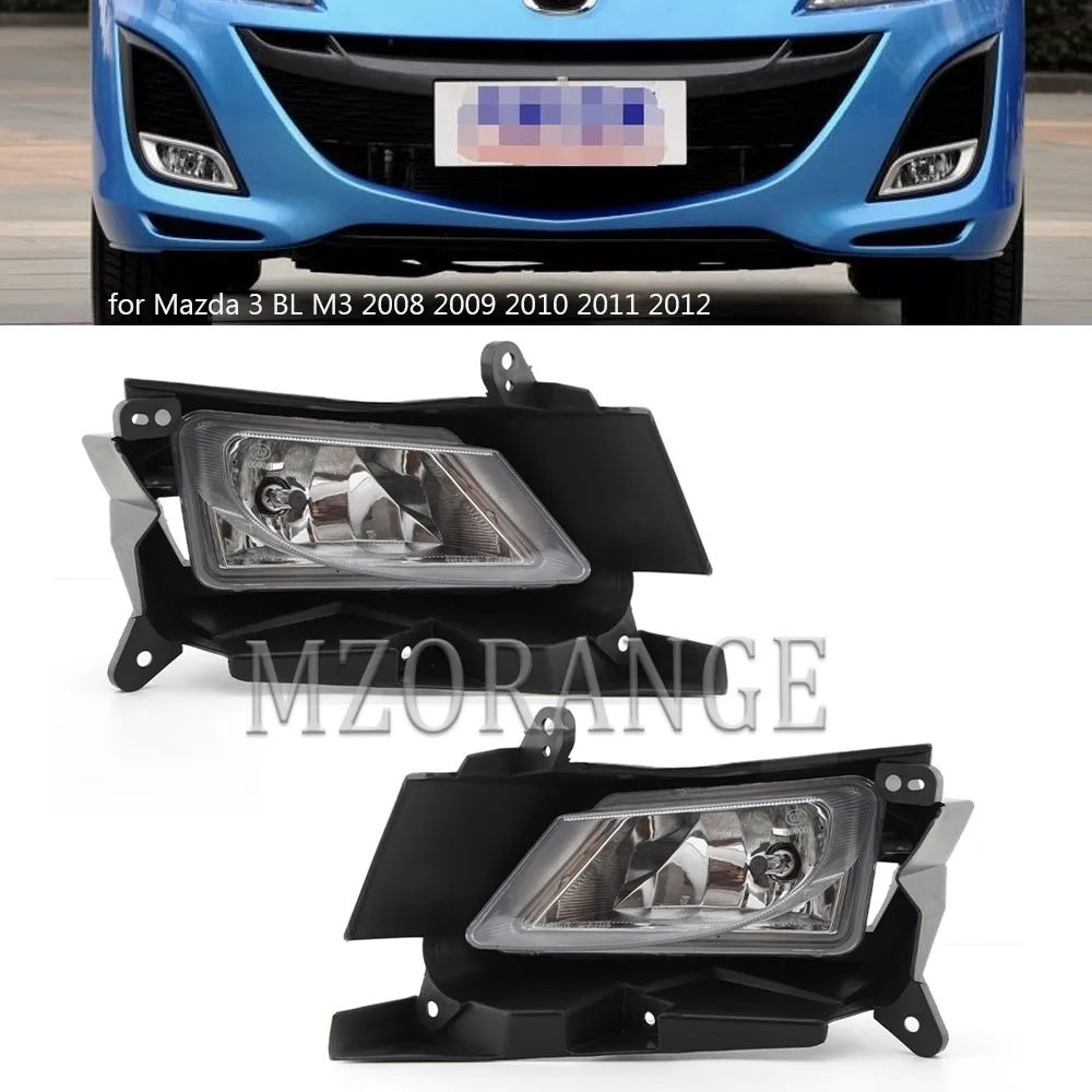 Fog Light for Mazda 3 BL M3 2008 2009 2010 2011 2012 Sedan Hatchback Front Bumper Foglight Headlight fog lamps Driving Lamp