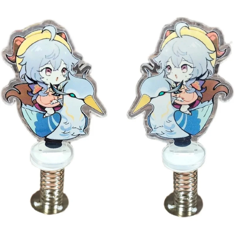 

Two-dimensional Animation Genshin Surrounding Acrylic Spring Shake Music Bell From Gan Yu Wendy Mandrill Stand Pendant Gift