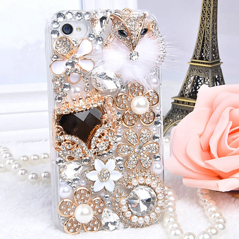 

Cute 3D Bling Crystal Diamonds Rhinestone Soft Back Case Cover For Huawei P50 P40 P30 P20 Pro Lite Nova 5t Y7A Mate 40 30 20 P