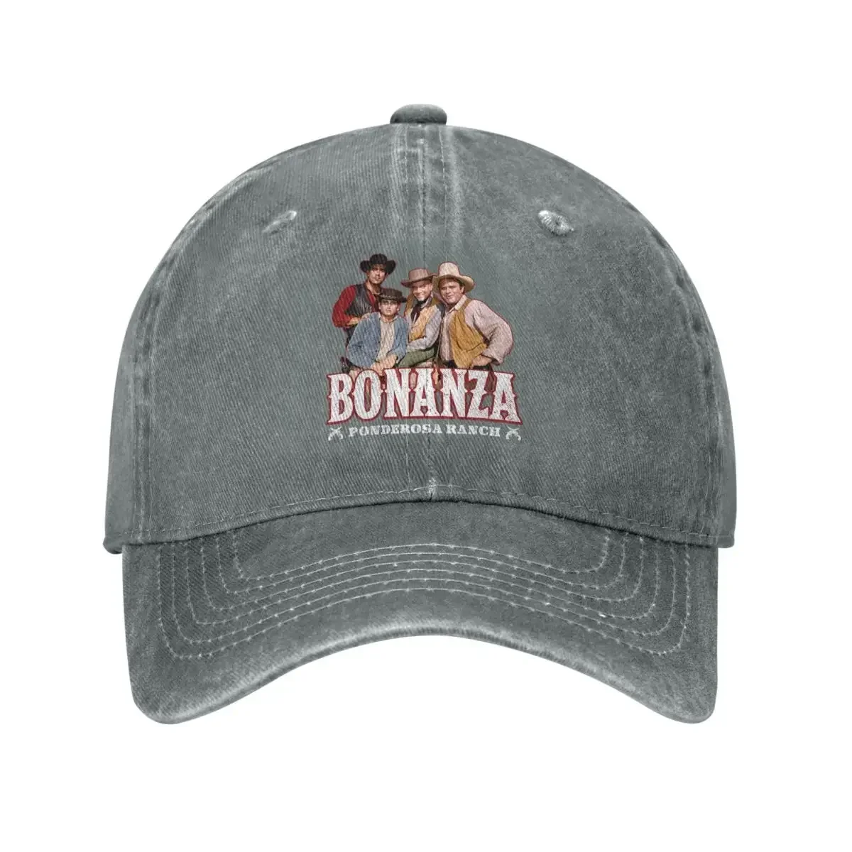Фото 2026 BONANZA PONDEROSA RANCH Модная бейсболка с козырьком, мужская и женская кепка, кепка от солнца №3