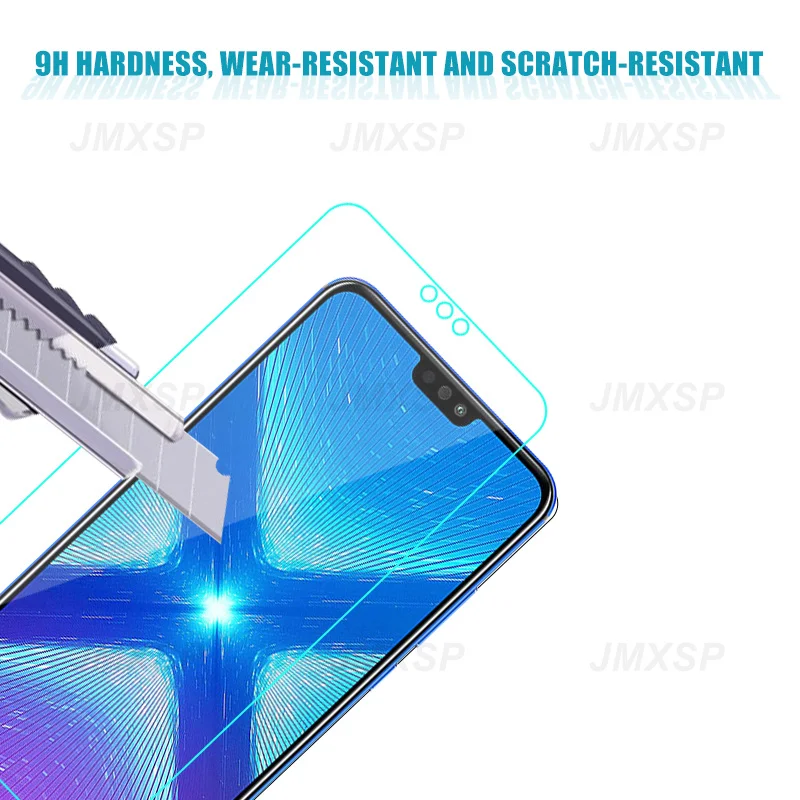 Закаленное стекло 4 в 1 для Huawei Honor 9X Lite 9A 9C 9S Защитное 8X 7X 8A 7A 8S 7S 8C 7C защитная пленка
