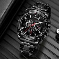 mechanical watch men automatic luxury fashion business black waterproof wristwatches gift for boyfriend stainless reloj mecanico