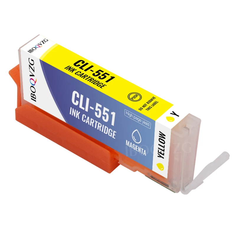 Чернильный картридж IBOQVZG 550XL 551 XL для Canon PGI 550 CLI551, совместимый с принтерами Canon Pixma MG7150 MX725 IX6850 MG5450 IP7200 (art.: 3920dc07252e6) - 3920dc07252e6